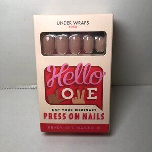 Hello Love Press On Nails Under Wraps 1950